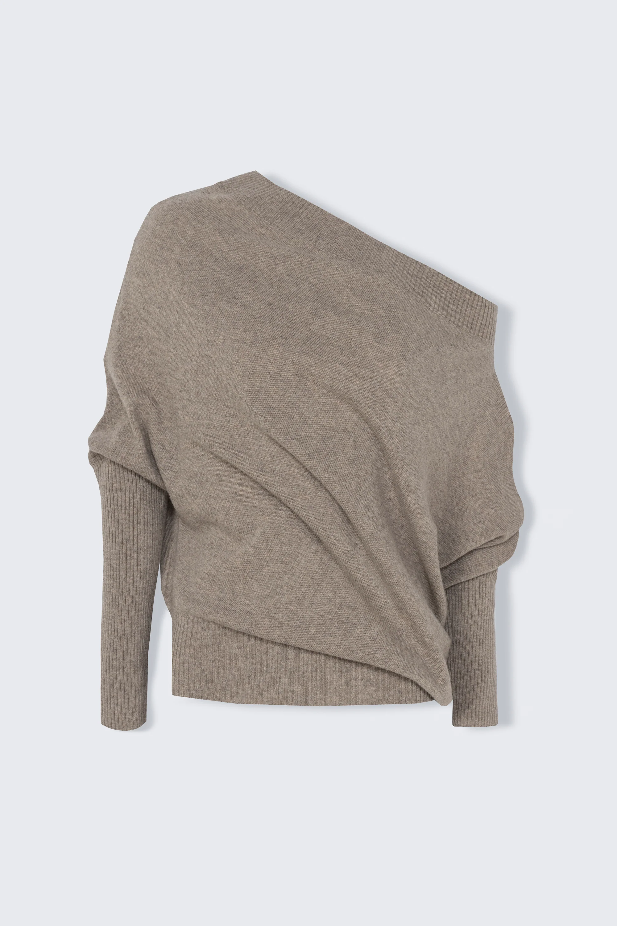 MERINO WOOL OFF-SHOULDER SWEATER - Image 4