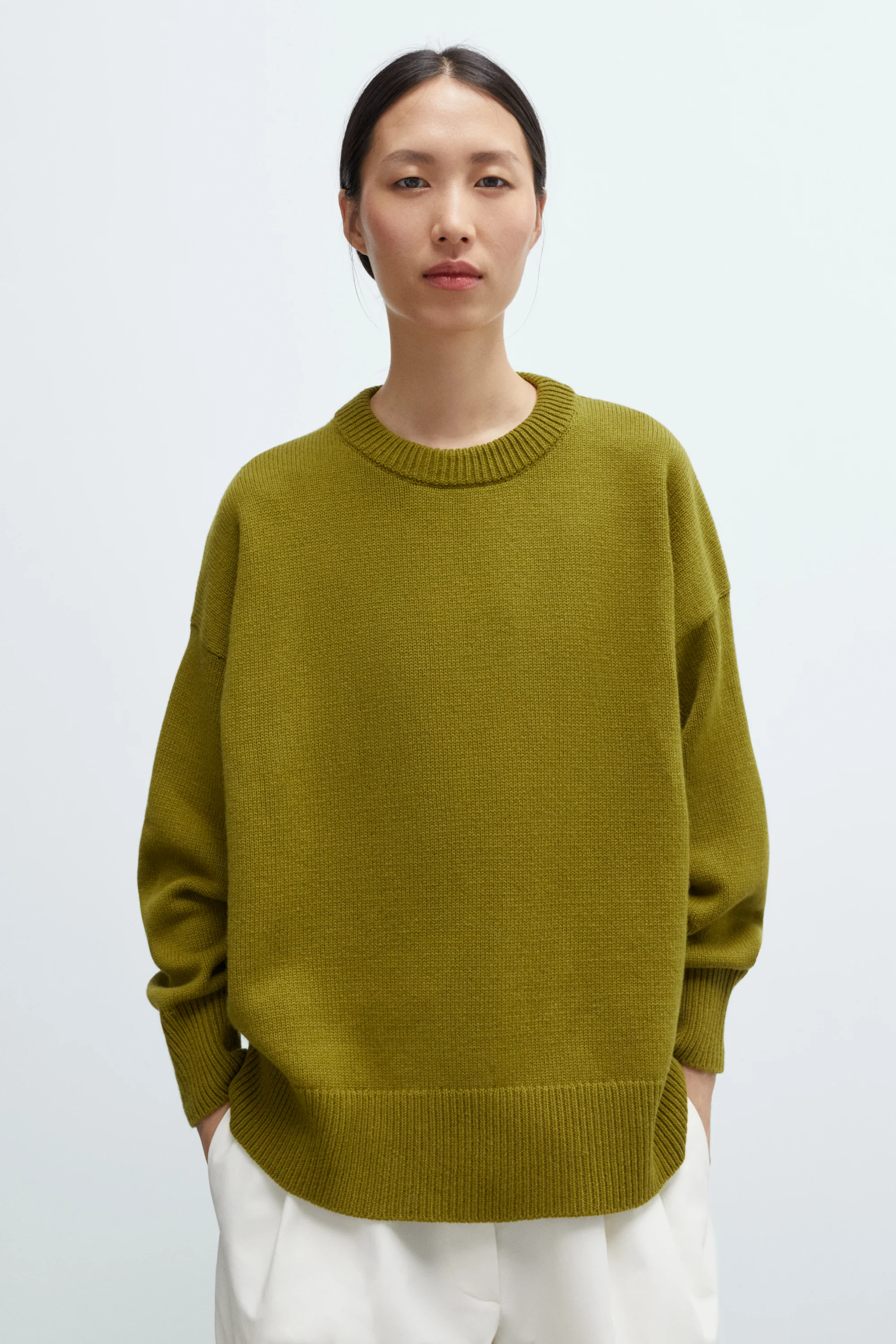 MERINO WOOL OVERSIZED SWEATER - Image 2
