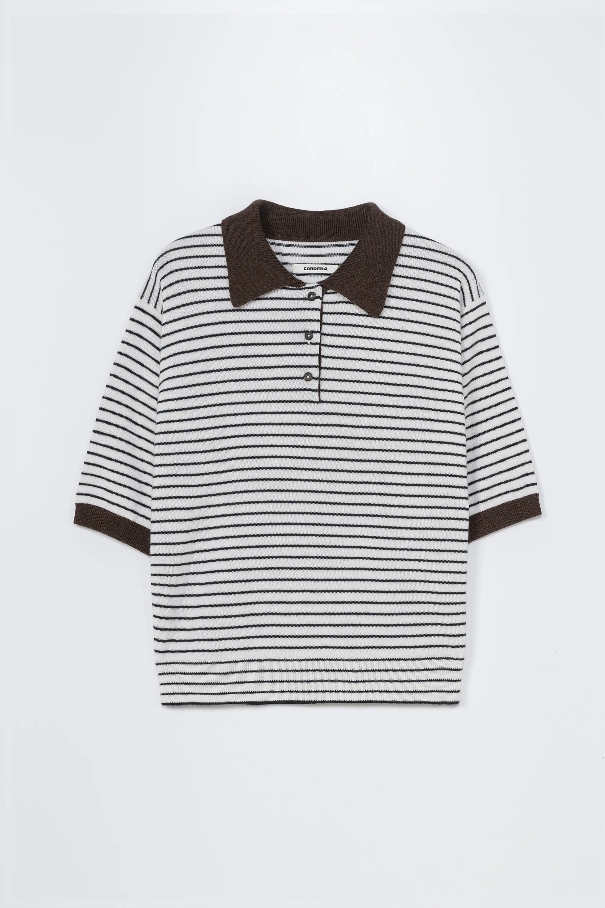 MERINO WOOL STRIPED POLO - Image 4