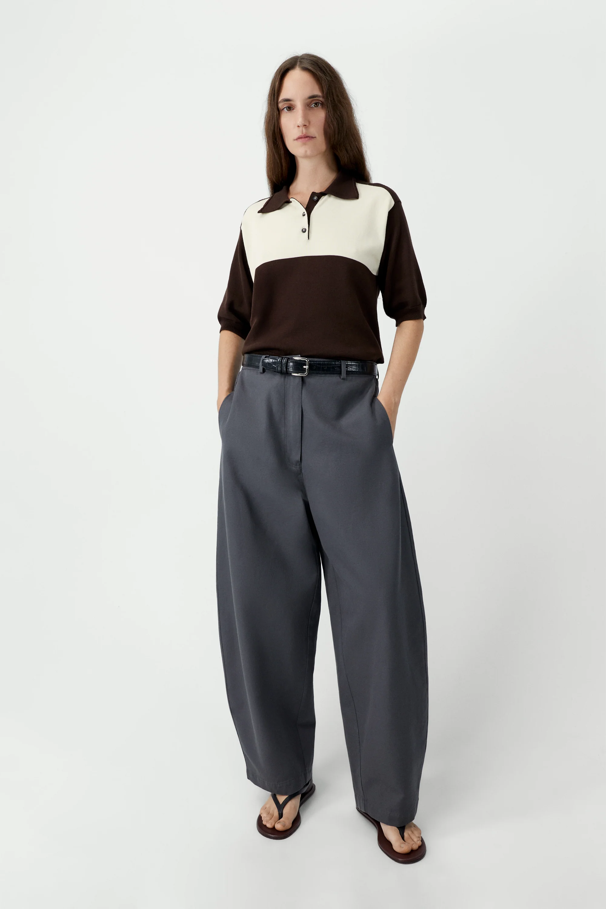 ORGANIC COTTON COLORBLOCK POLO