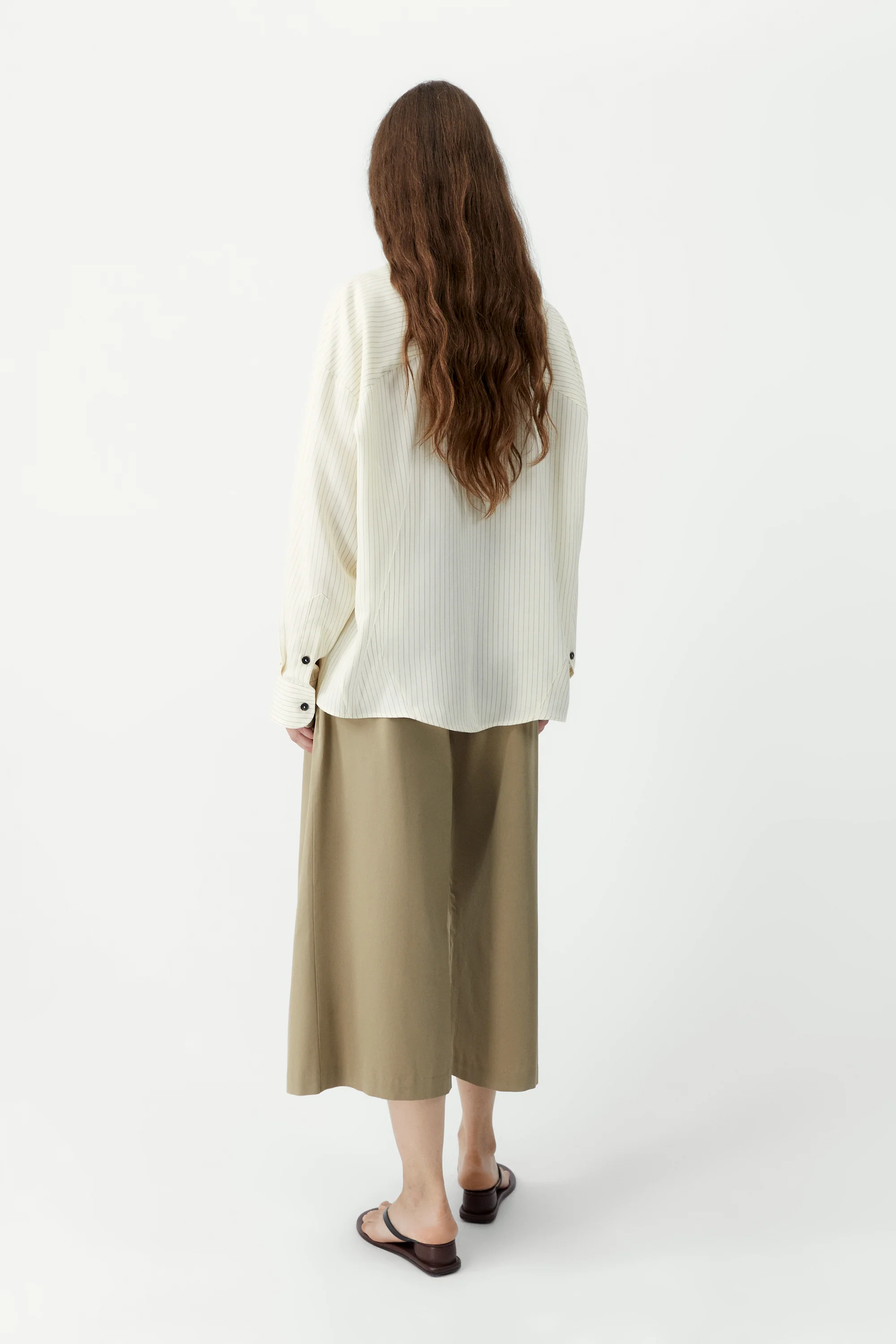 OVERSIZED PENCIL STRIPED SHIRT - Image 3