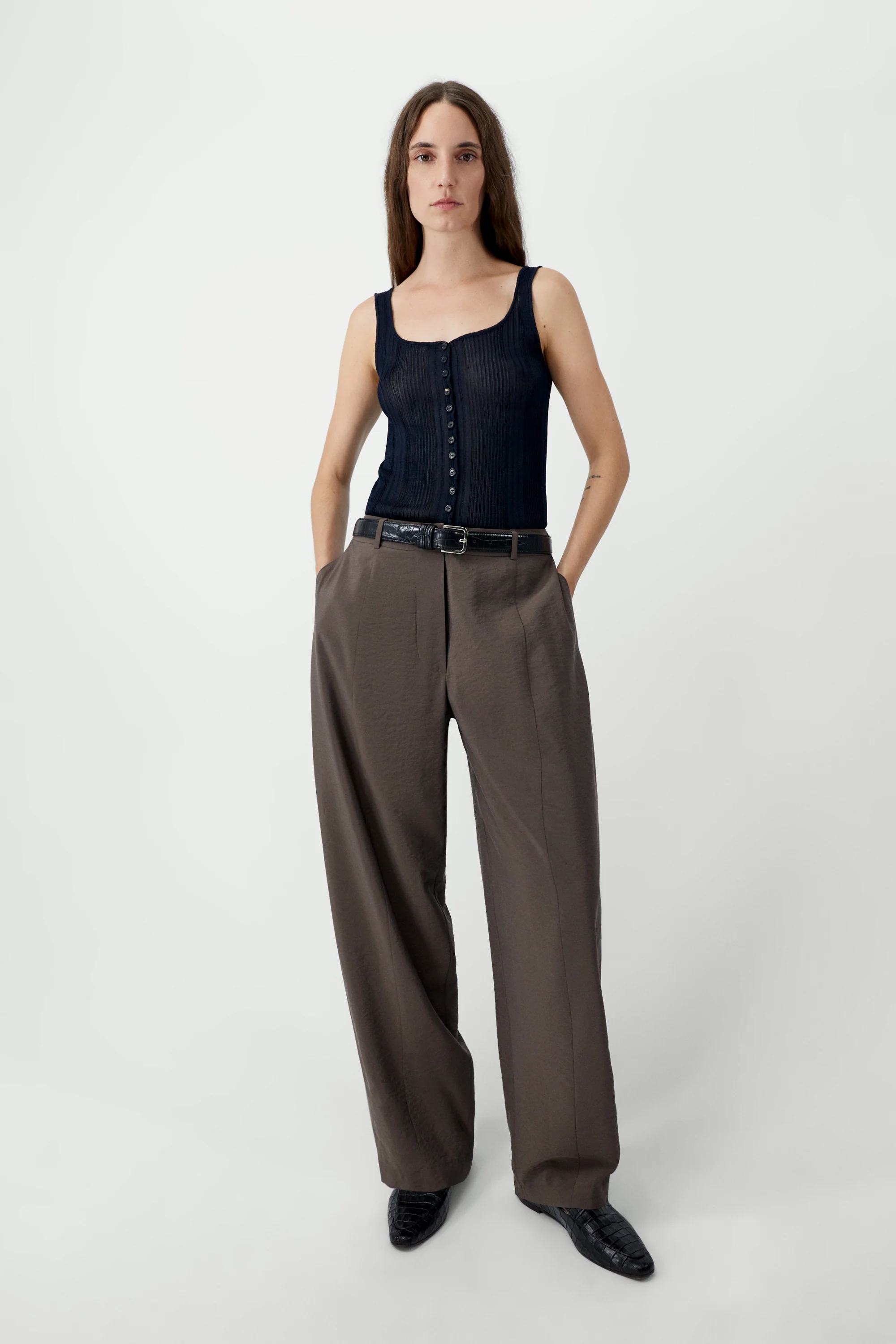 RIBBED TANK TOP