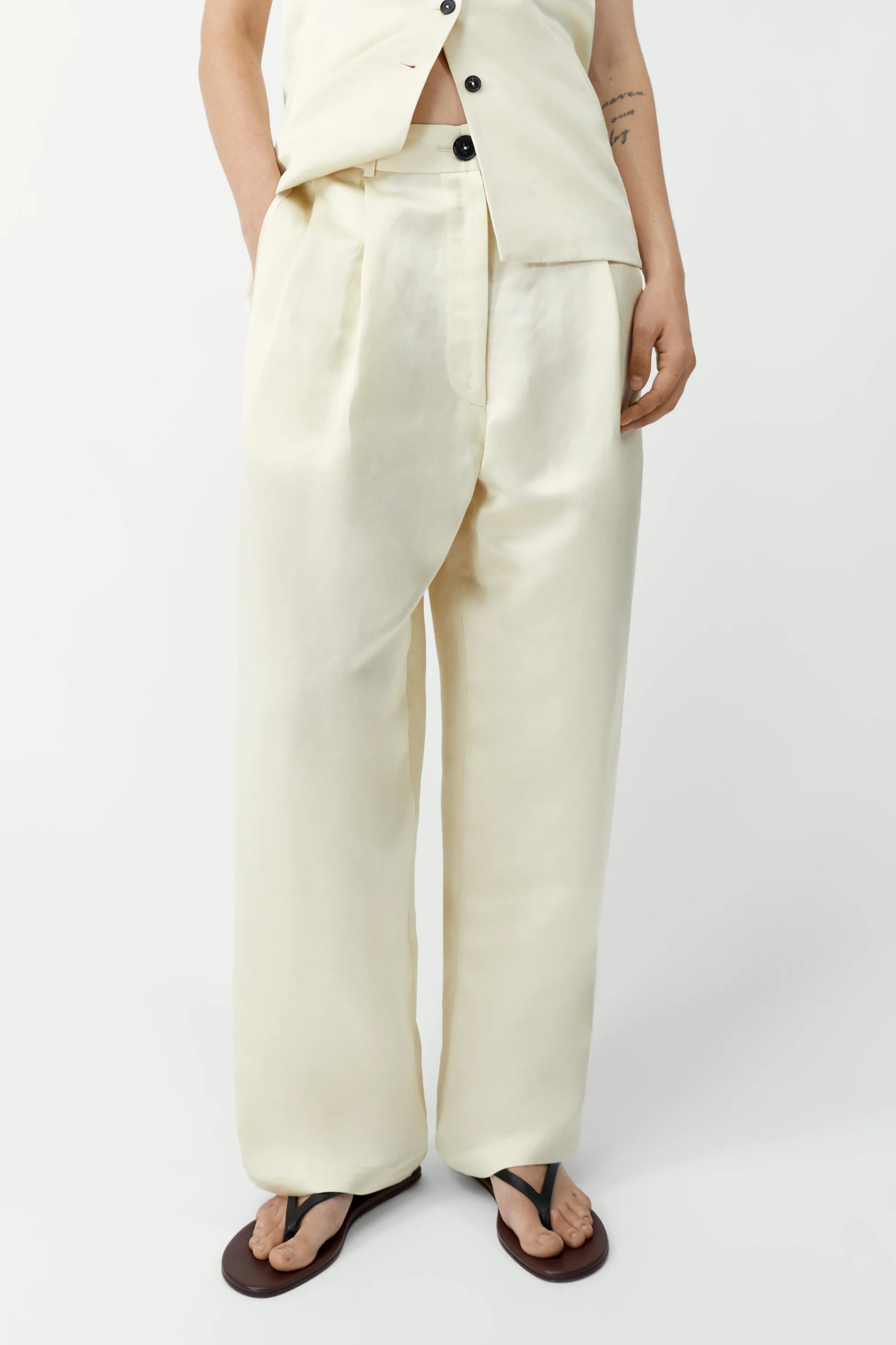 SATIN MASCULINE PANTS - Image 2