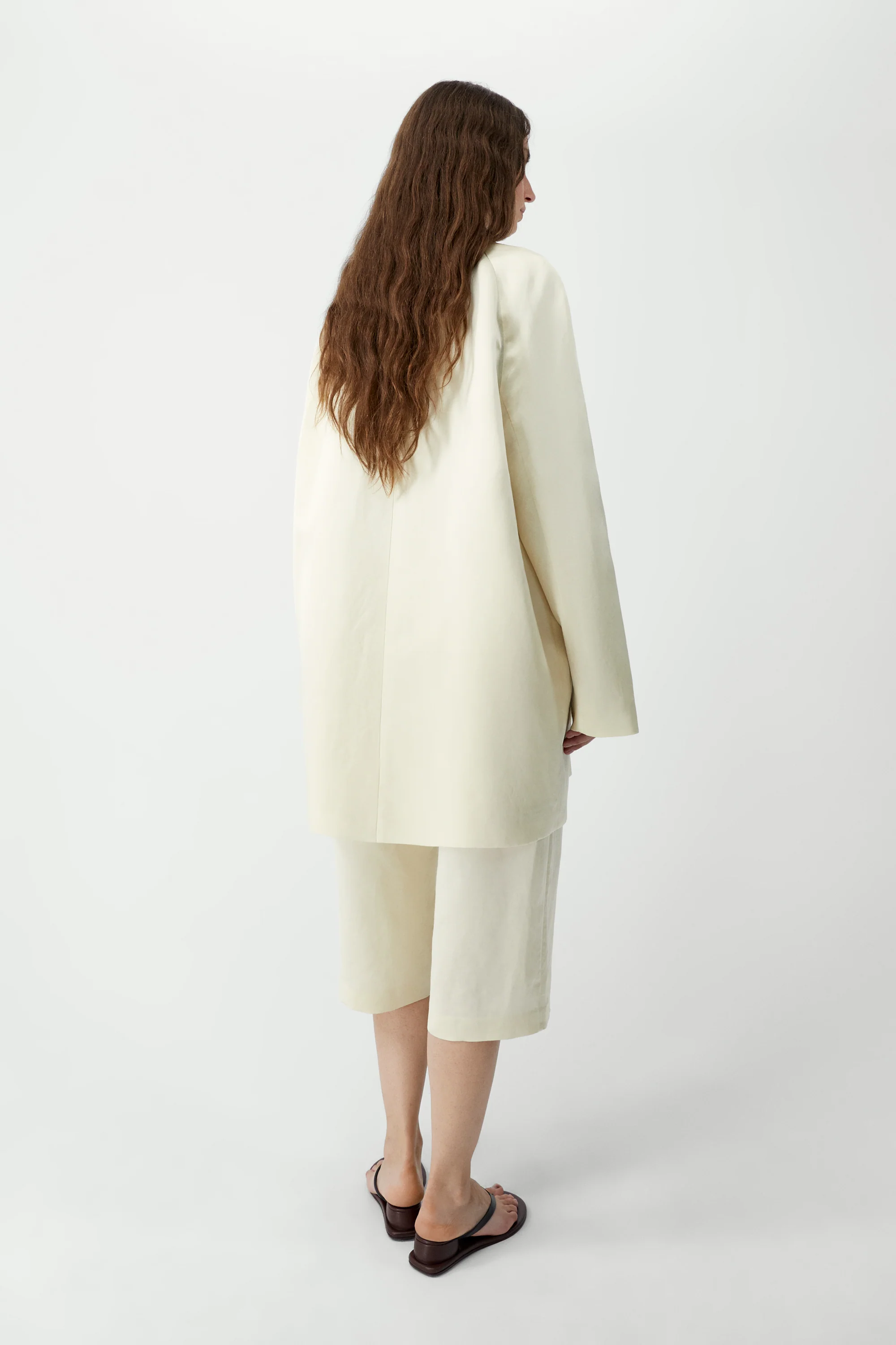 SATIN MID COAT - Image 3