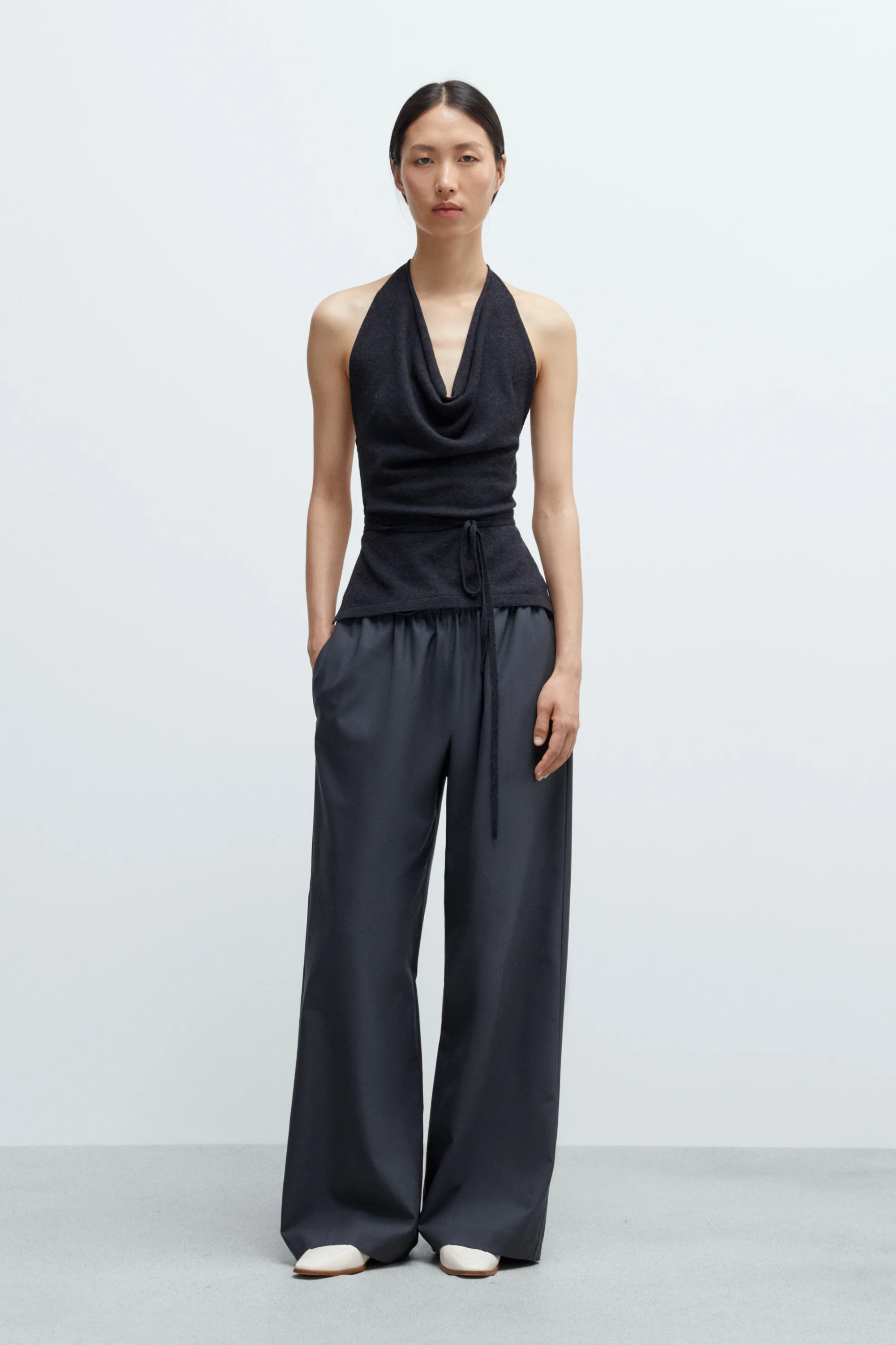 TAILORED DRAWSTRING PANTS