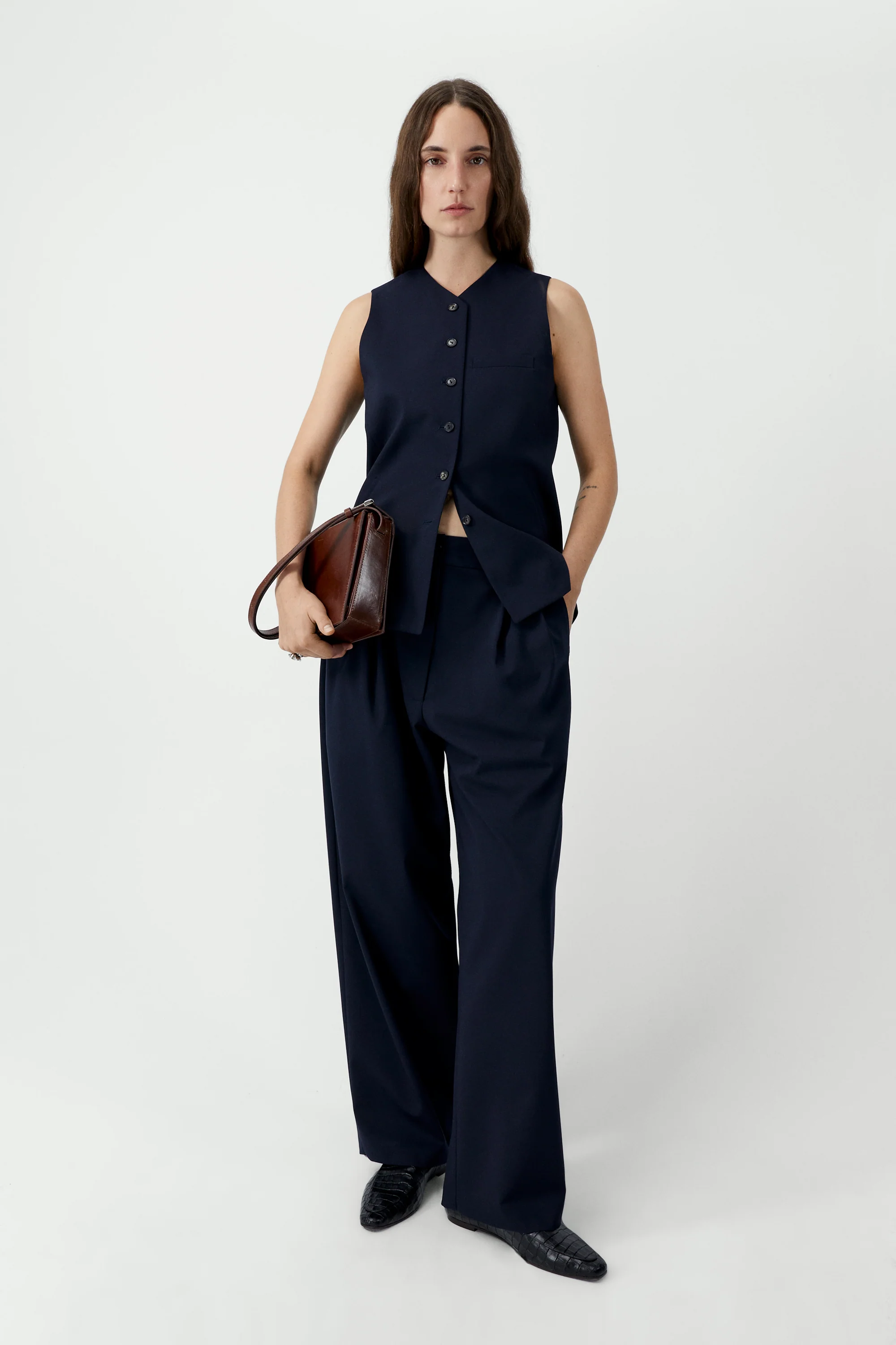 TAILORED MASCULINE PANTS